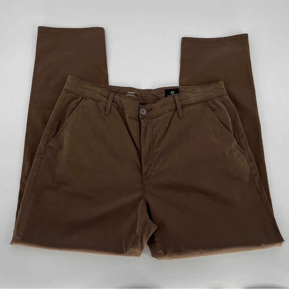 Ag Adriano Goldschmied Caden Tailored Trousers brown - 32 - Picture 3 of 10